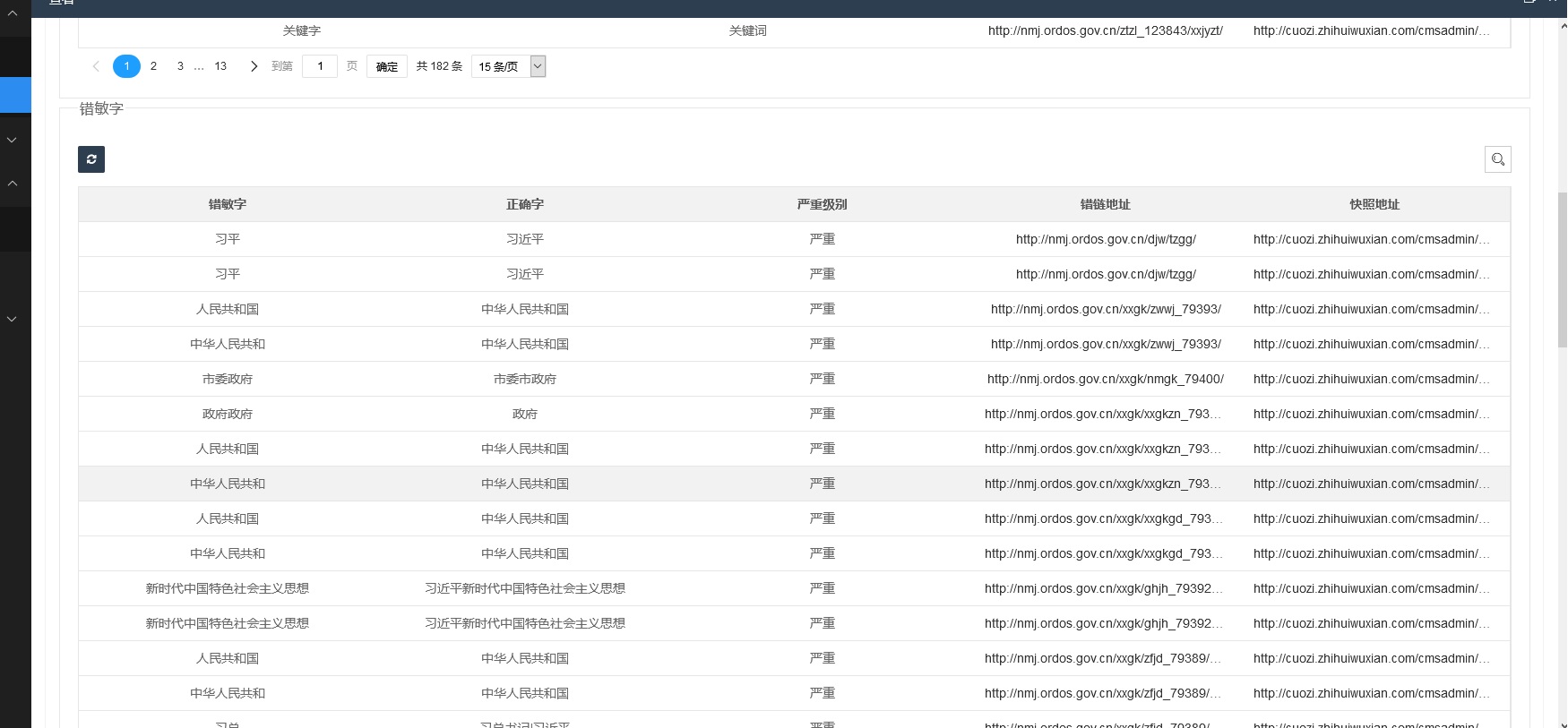 政府网站错字检测系统_AG真人国际